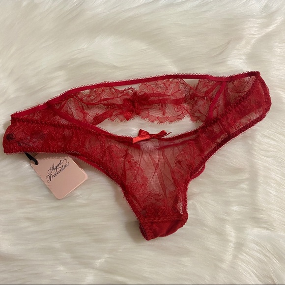 NWT Agent Provocateur Willa Red Brief - Picture 6 of 9